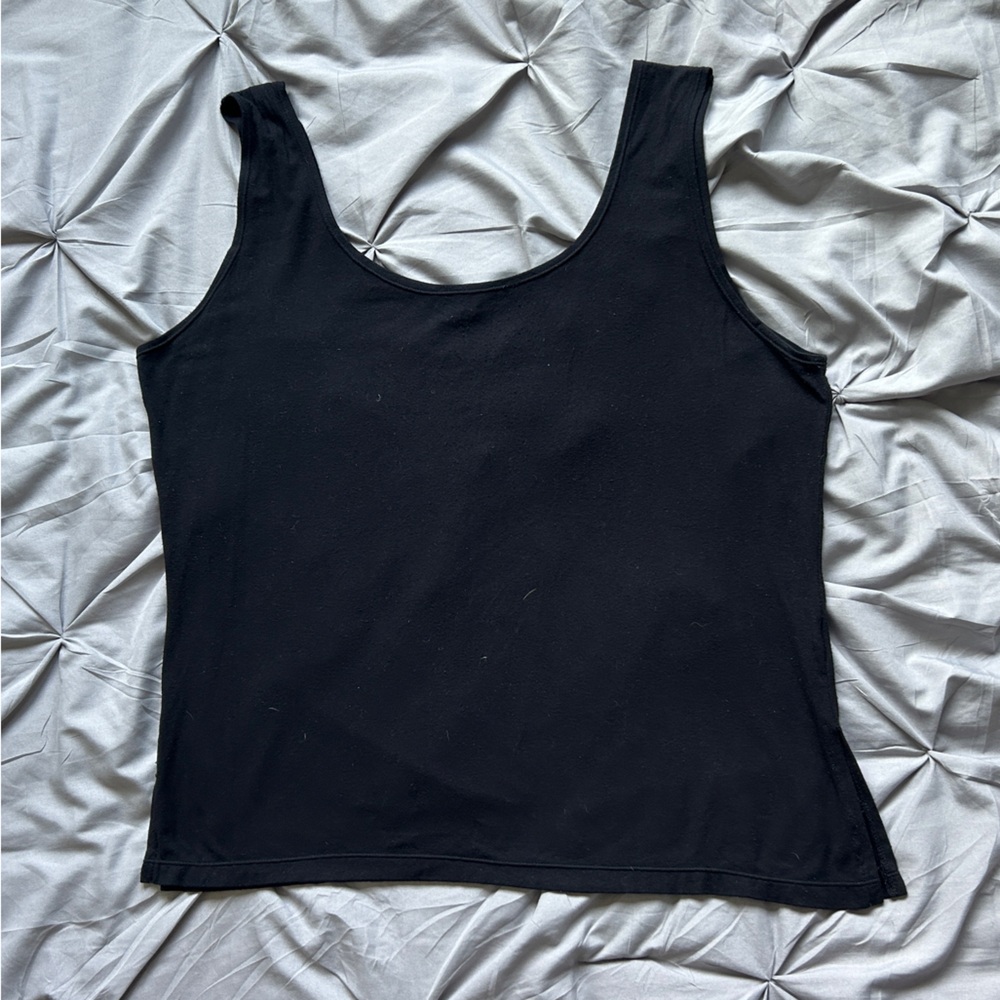 Zen Knits Black Tank Top